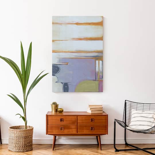 Purple Abstract 24" x 36" Canvas Wall Art